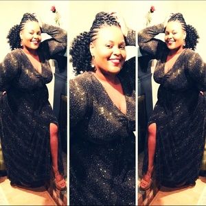 Plus size evening gown